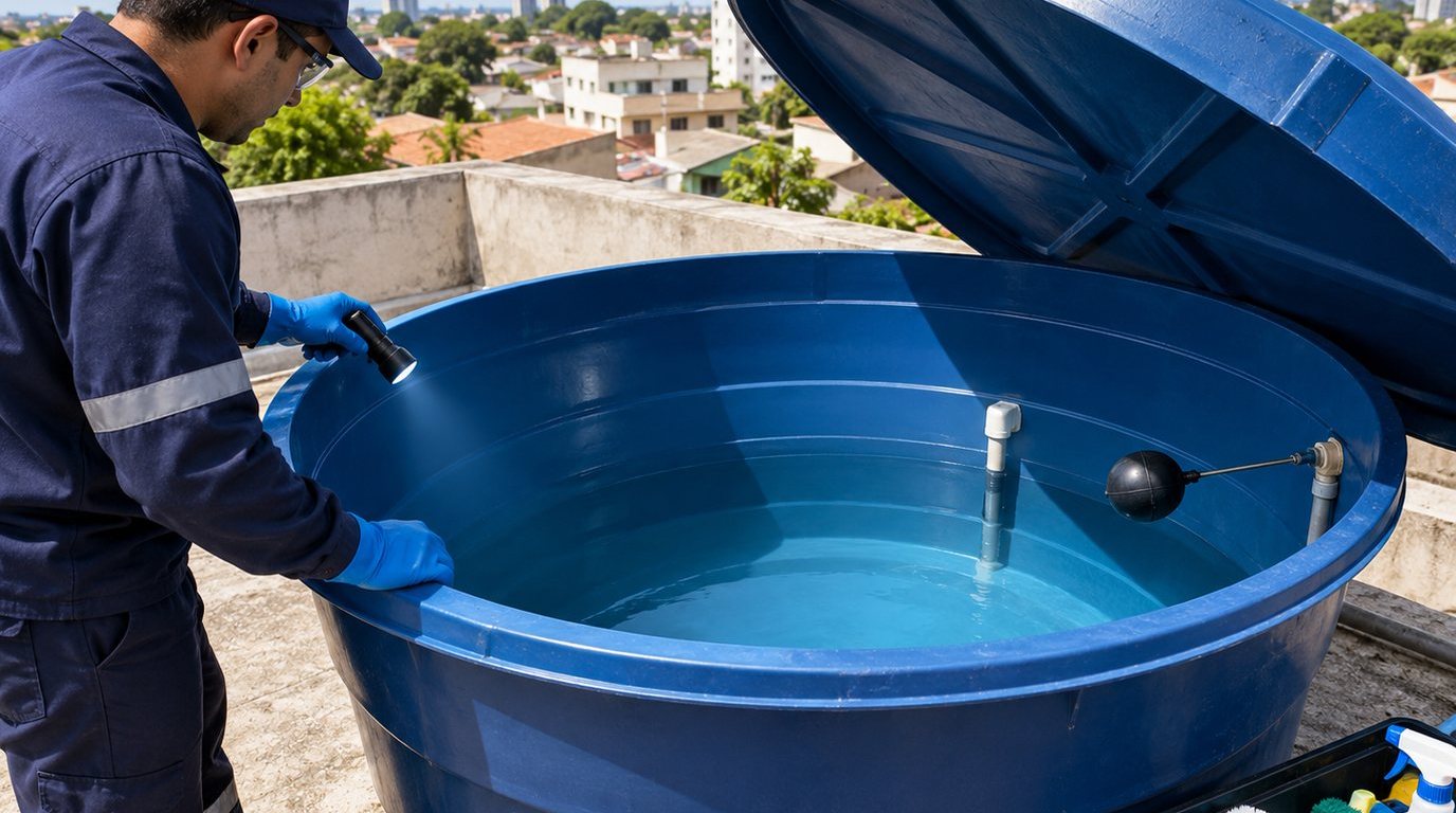 Caixa d'Água Abastecida em Ponta Grossa‑PR