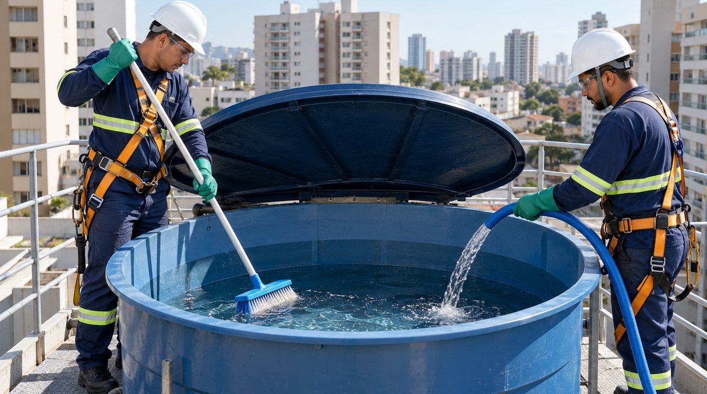 Reservatório de Condomínio em Ponta Grossa‑PR